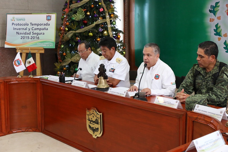 Encabeza el presidente Gustavo Torres Salinas Asamblea Ordinaria del Comité de Protección Civil