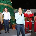 Enciende Gobierno de Tampico Pino Navideño en la Zona Norte