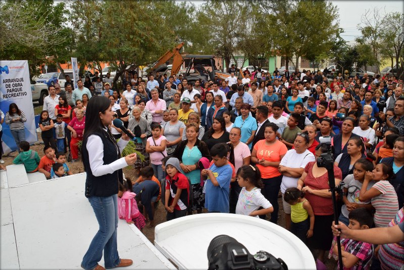 Arranca Alcaldesa Lety Salazar construcción de un parque recreativo en fraccionamiento Las Arboledas