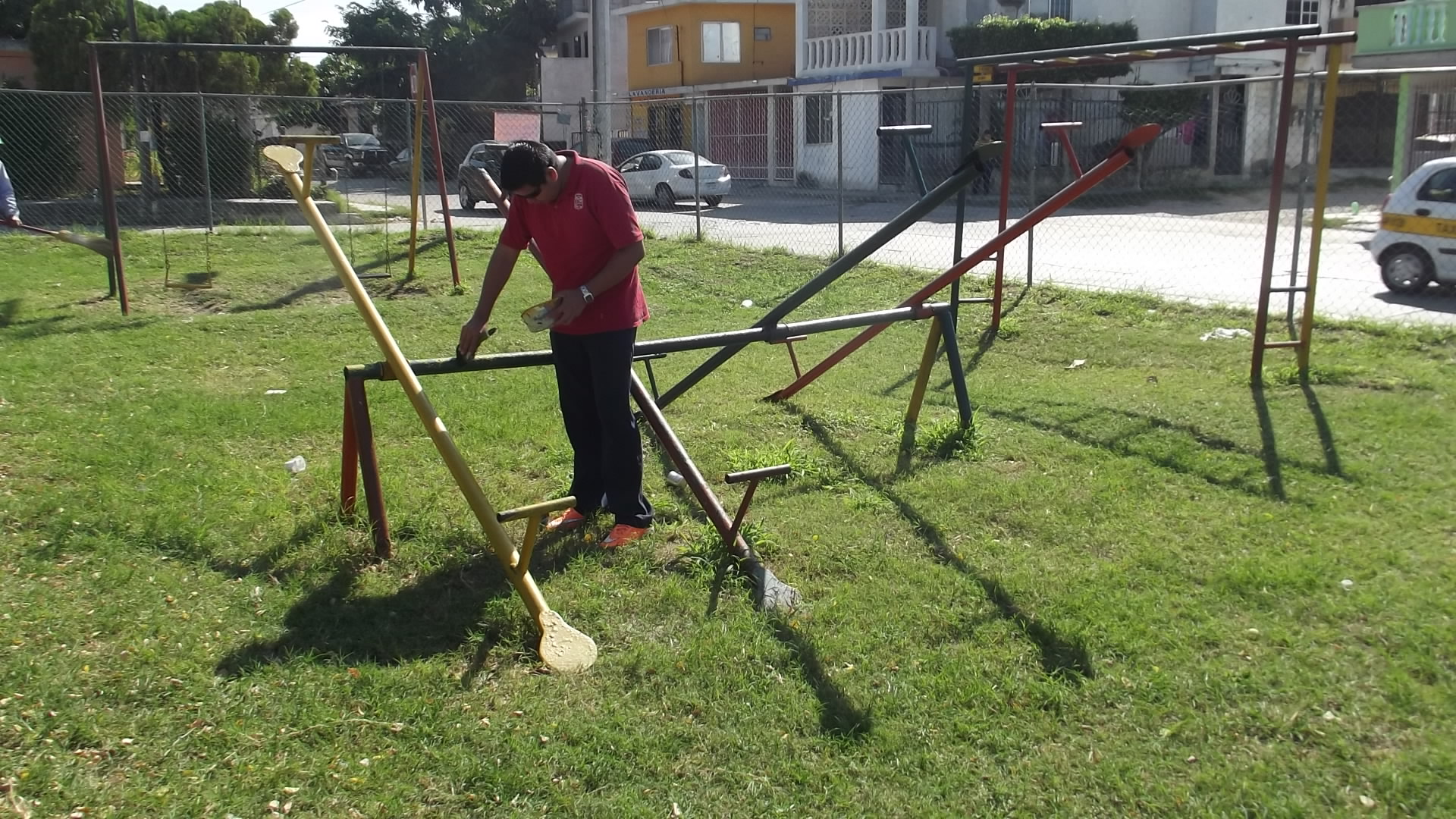 Mantiene la Delegación de la zona norte permanente programa de rehabilitación de espacios públicos.