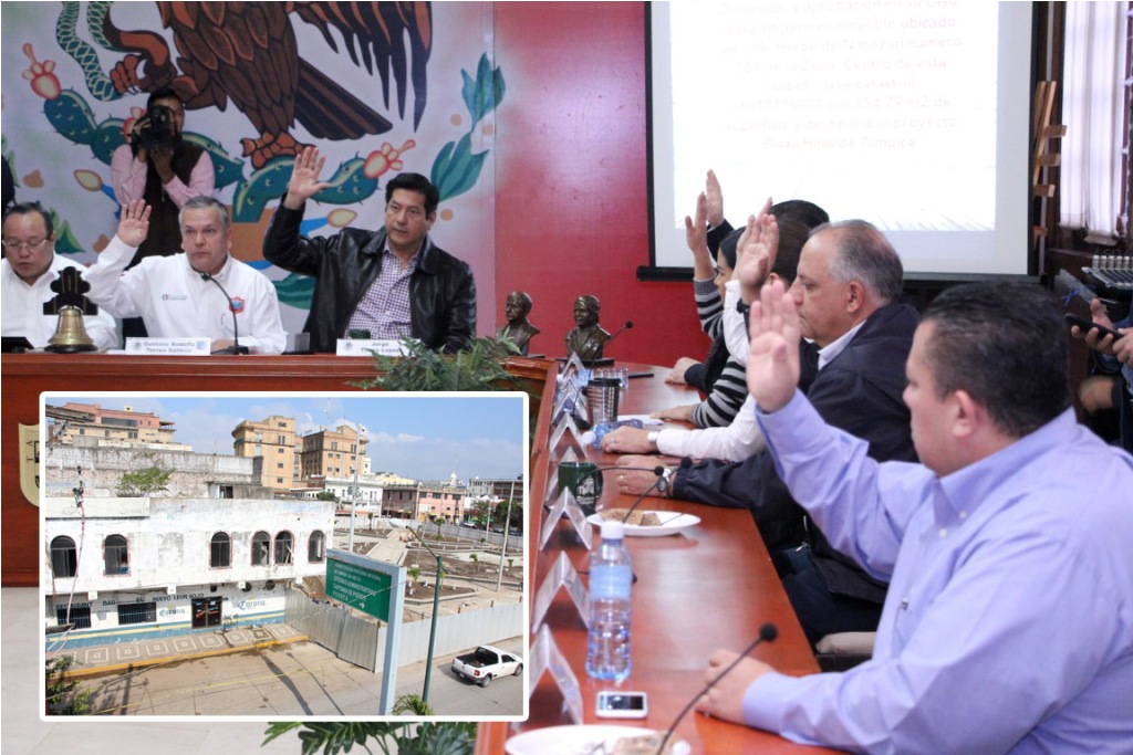 Adquirirá Ayuntamiento inmueble para construcción "Plaza Hijas de Tampico"