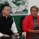Recibe Alcalde saludo de ex legisladora federal