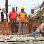 Supervisa alcalde Gustavo Torres Salinas trabajos del paseo La Cortadura