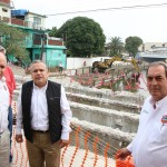 Supervisa alcalde Gustavo Torres Salinas trabajos del paseo La Cortadura