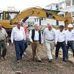 Supervisa alcalde Gustavo Torres Salinas trabajos del paseo La Cortadura