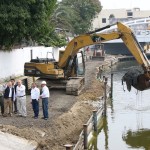 Supervisa alcalde Gustavo Torres Salinas trabajos del paseo La Cortadura