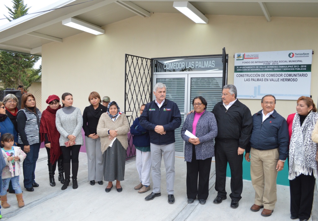 Inaugura alcalde JLHC comedor comunitario en Las Palmas Inaugura alcalde JLHC comedor comunitario en Las Palmas