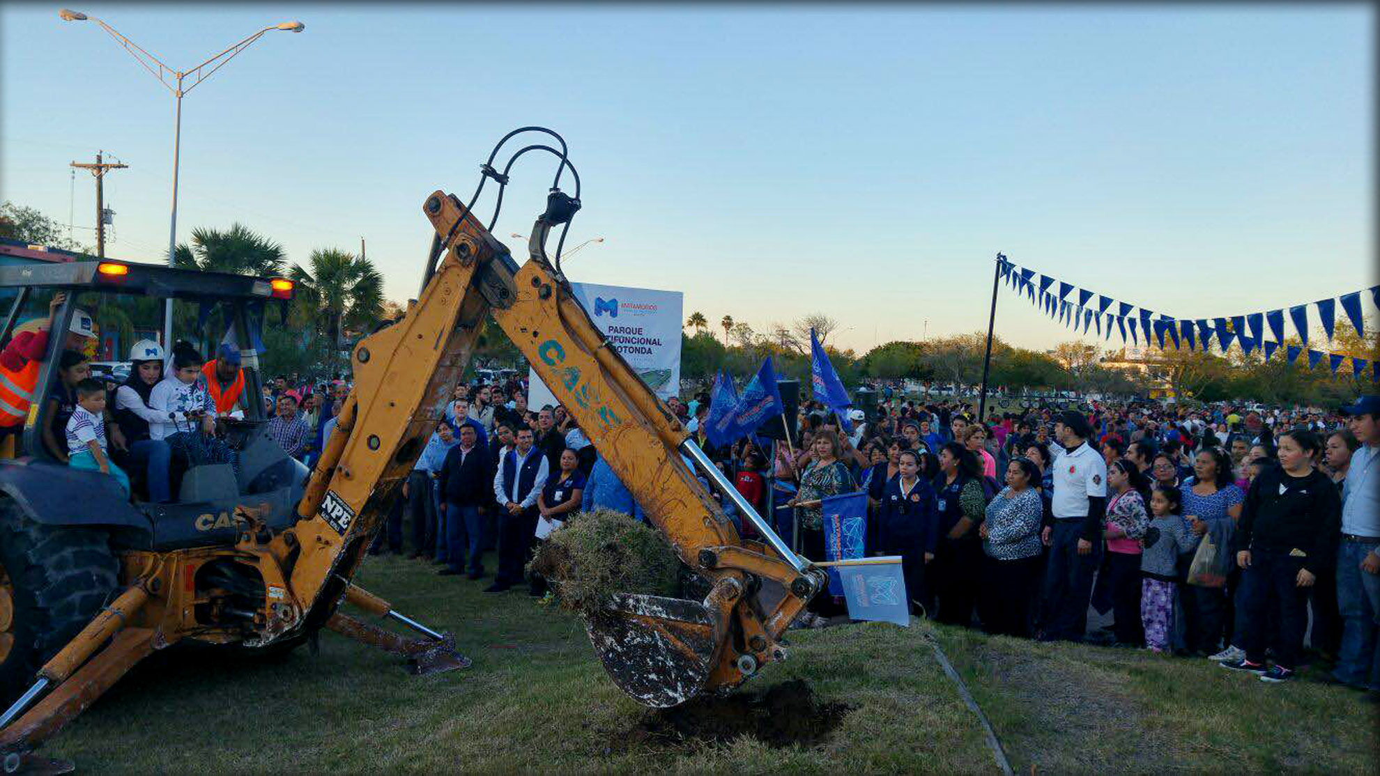 Gobierno de Lety Salazar inicia la transformación de La Rotonda en un referente de Matamoros