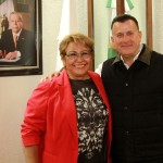 Recibe Alcalde saludo de ex legisladora federal