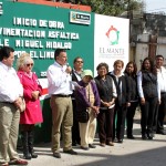 Activa Pablo obras de pavimentación en la Azucarera y El Limón