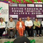 Celebran 8º concurso de rondas infantiles y salto de cuerda