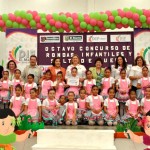 Celebran 8º concurso de rondas infantiles y salto de cuerda