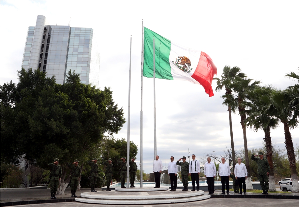 Rinde Tamaulipas homenaje a la Bandera Nacional Rinde Tamaulipas homenaje a la Bandera Nacional
