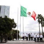 Rinde Tamaulipas homenaje a la Bandera Nacional