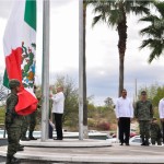 Rinde Tamaulipas homenaje a la Bandera Nacional