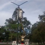 Rehabilita el Gobierno de Tampico la red de alumbrado público en diversos sectores