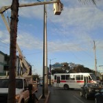 Rehabilita el Gobierno de Tampico la red de alumbrado público en diversos sectores