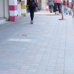 Avanza la reconstrucción de banquetas del Centro Histórico de la ciudad