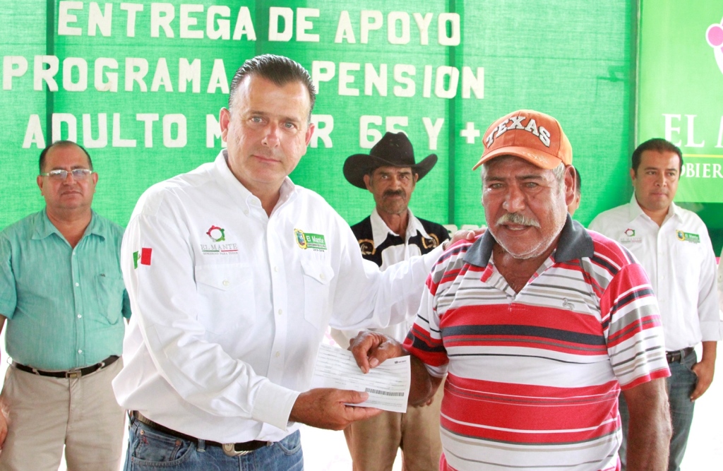 Programan del 12 al 20 febrero entrega de apoyos del "65 y Más"