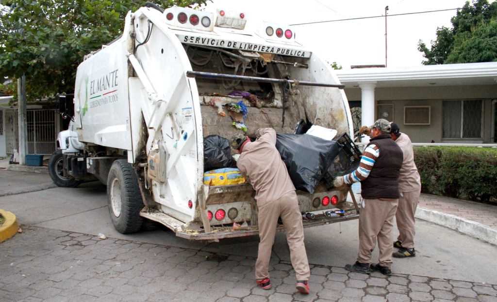 Eficiente recolección de residuos sólidos urbanos en El Mante