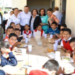 Inaugura Pablo comedor en primaria del ejido Lázaro Cárdenas