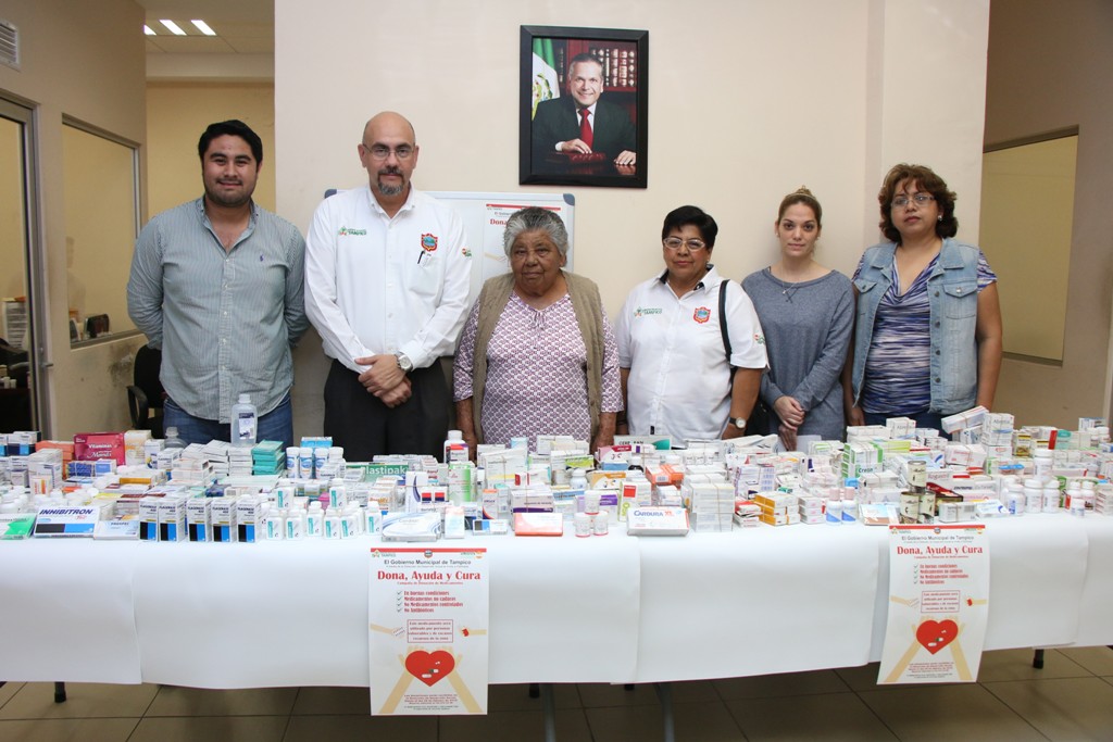 Concluye la campaña "Dona, Ayuda y Cura" realizada por el Ayuntamiento de Tampico