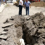 Supervisa Pablo avance de línea de conducción de agua