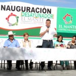 Inaugura Pablo comedor en primaria del ejido Lázaro Cárdenas