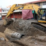 Realizan estado y municipio la introducción de infraestructura hidrosanitaria y pluvial en la calle Héroes de Nacozari