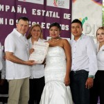 Campaña de matrimonios colectivos propicia 67 familias fuertes