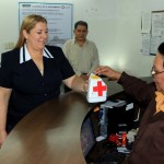 Verónica Téllez solicita donativos para colecta de Cruz Roja