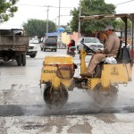 Supervisa Pablo acciones de bacheo en la Linares