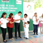 Arranca Pablo en Mante más obras de infraestructura educativa