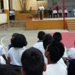 Efectuó el ayuntamiento de Tampico ceremonia cívica en la primaria Juana de Asbaje y Ramírez