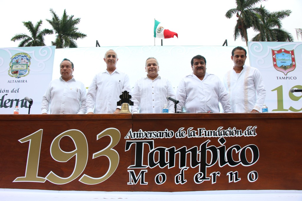 Celebran el 193 aniversario de la fundación del Tampico Moderno
