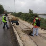 Realiza Servicios Públicos de Tampico trabajos de limpieza en canales a cielo abierto y vialidades
