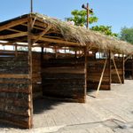 Últimos preparativos para el tianguis artesanal