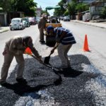 Supervisa Pablo acciones de bacheo permanente