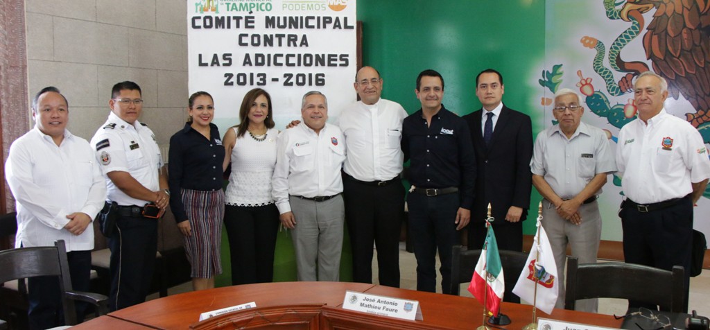Preside alcalde Gustavo Torres asamblea del Comité Municipal para la Atención y Prevención de las Adicciones de Tampico