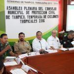 Sesionó el Consejo Municipal de Protección Civil de Tampico