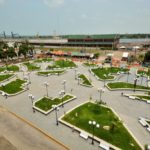 Acumulamiento de basura, causante de la inundación en la plaza Hijas de Tampico