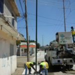 Trabaja Gobierno de Tampico en el mejoramiento del alumbrado público