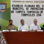 Sesionó el Consejo Municipal de Protección Civil de Tampico