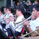 Ofrece magistral concierto la Orquesta Sinfónica de la UAT en la colonia El Charro