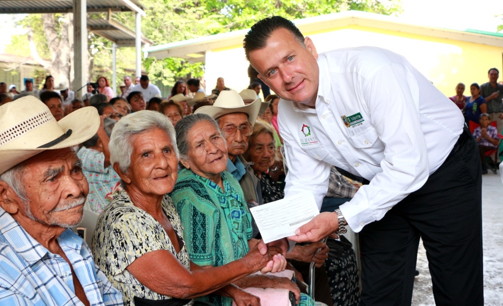 Inician pagos del programa Pensión del Adulto Mayor, en zona rural