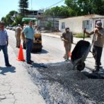 Supervisa Pablo acciones de bacheo permanente