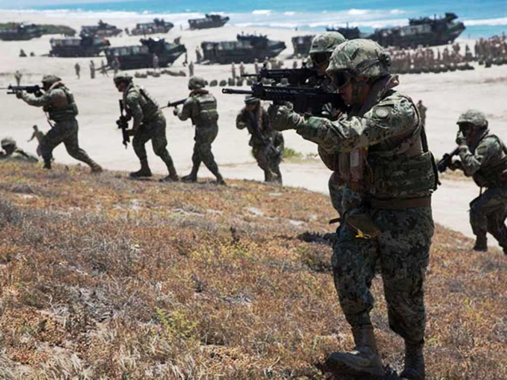 Armada de México, EU y Canadá realizan ejercicio naval