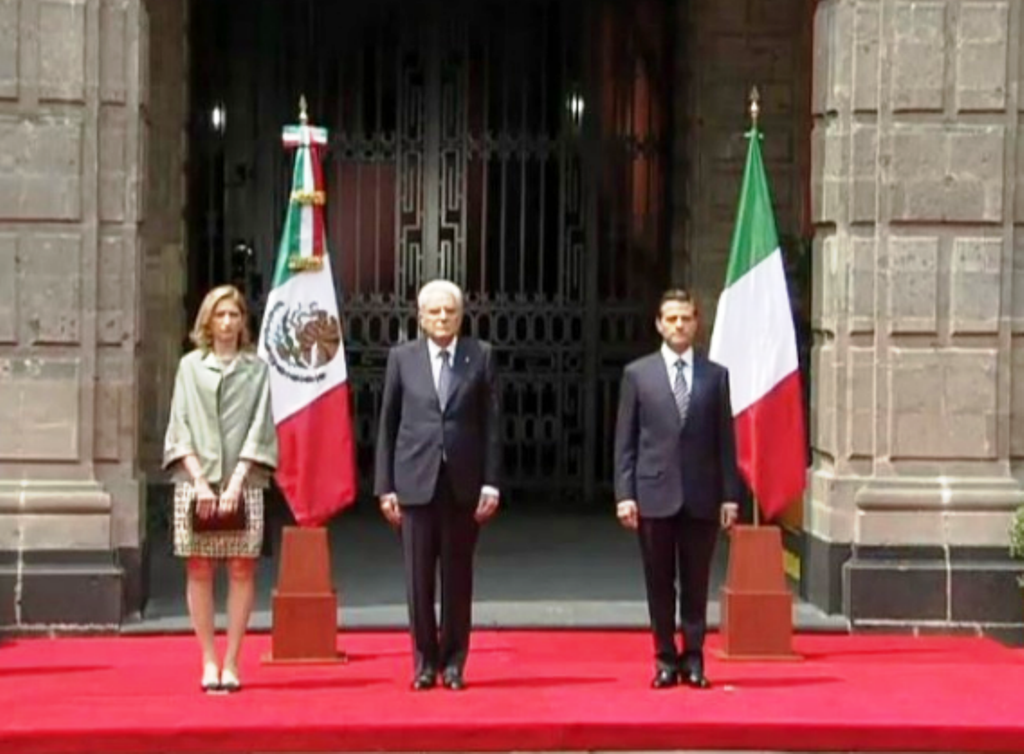 EPN recibe visita del presidente de Italia