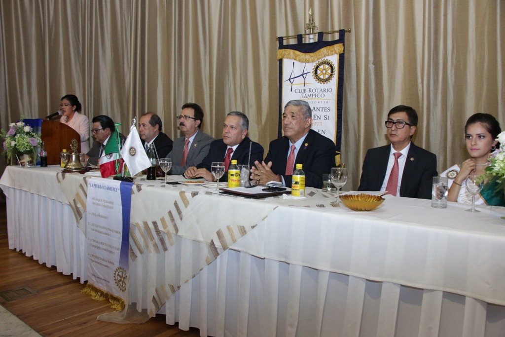 Enaltece Gustavo Torres, labor altruista de integrantes del Club Rotario Tampico