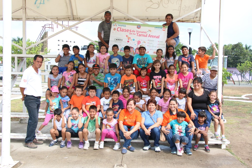 Imparte Ayuntamiento de Tampico Clases de Verano en los Tamules de la ciudad
